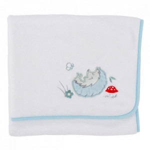 Paturica pufoasa fleece premium, 90x70cm, arici, CuddleCo