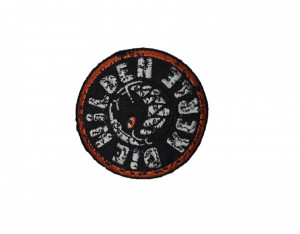 Petic textil, patch brodat , 75mm, monstru, Wenco