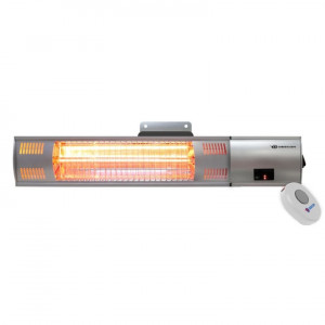 Radiator infrarosu terase, interior-exterior ,montare perete, telecomanda, 2000W, Descon