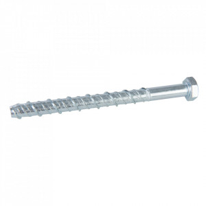 Set 10 suruburi fixare directa in beton si zidarie, M10 x 130mm, Fixman