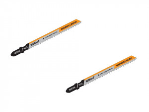 Set 2 panze profesionale taiat lemn, pentru fierastrau pendular, 10 tpi, HCS, Dedra