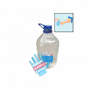 Solutie lichida alcoolica igienizanta maini, 5L, 75% alcool, glicerina, Kynita