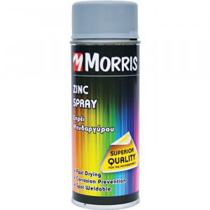 Spray vopsea profesional, zinc gri, 400ml, Morris