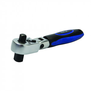 Cheie clichet cu cap dublu 7 poziții , 3/8" & 1/2" , Silverline Double Head Ratchet Handle