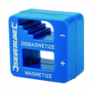 Dispozitiv de magnetizat / demagnetizat scule , 50 x 50 x 30mm Silverline