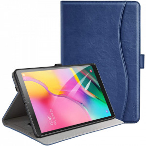 Husa piele sintetica, suport pen, Samsung Galaxy Tab A 10.1" / 2019, albastru, Ztotop