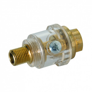 Mini lubrificator pneumatic automat pentru scule mici , 55mm , 1/4 " , Silverline Mini In-Line Oiler