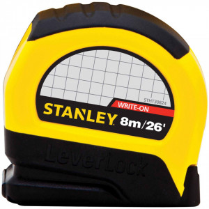 Ruleta profesionala , 8 m X 25 mm carcasa din cauciuc, rezistenta la impact, Stanley, 5-30-824