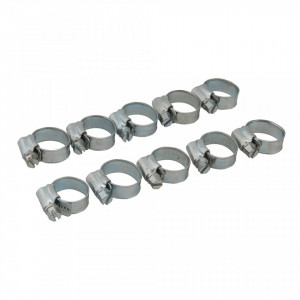Set 10 coliere metalice, 12-20mm, Fixman