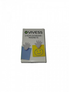 Set 2 magneti frigider post-it, magnet puternic, inox, palme, Vivess