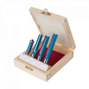 Set 4 freze lemn, prindere 8-12mm, Silverline