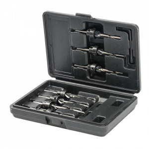 Set 7 piese burghie mobila,3, 3.5, 4, 4.5, 5, 5.5, 6mm, Silverline