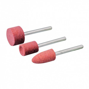 Set de pietre pentru slefuit sau polizat , 3 piese , biax , Silverline Rotary Tool Grinding Stone Set 3pce
