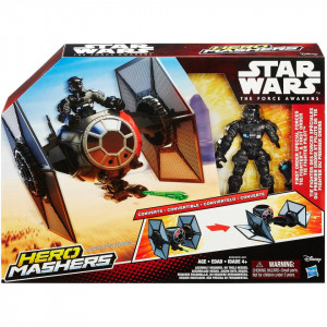 Star Wars Hero Mashers Episode VII TIE Fighter and TIE Fighter Pilot , figurine , dimensiune 12 inch