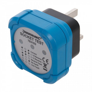 Tester curent electric priza Silverline 13A