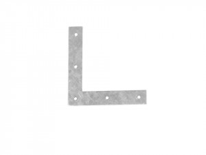 Coltar galvanizat, 90 grade, 6 orificii, 70 x 70 x 12 x 2mm, F.F. Group