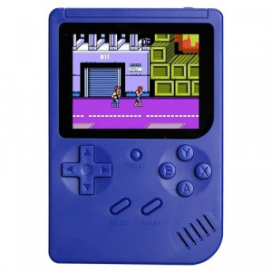 Consola jocuri portabila, 500 de jocuri, albastru, lcd color 3", VKTools Q3