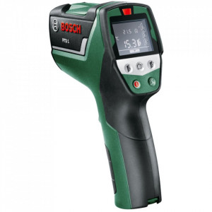 Detector termic Bosch PTD 1, 1 m domeniu lucru, 3 moduri masurare, -20/+200 °C domeniu masurare