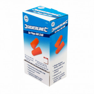 Doape de protectie pentru ureche , set 200 buc , Silverline Ear Plugs SNR 34dB