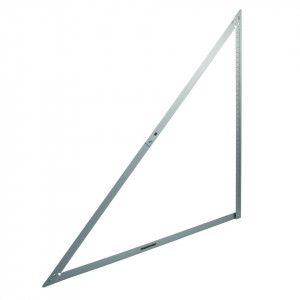 Echer pliabil din aluminiu 1200mm , Silverline Folding Frame Square