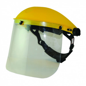 Masca protectie fata cu viziera transparenta , Flip-up , prindere clichet , Silverline