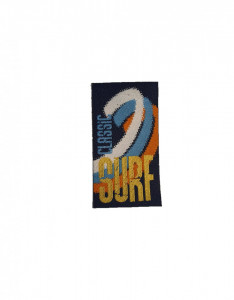 Petic textil, patch brodat , 80 x 43mm, Surf Classic, aplicare la cald, Wenco