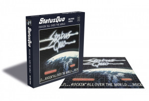 Puzzle 500 piese, formatie rock album Status Quo, Richter Scale 7-5, Rock Saws, Zee