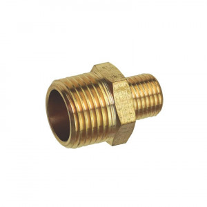 Reductie furtun compresor filet exterior 1/2 , filet exterior 1/4, alama, Pansam