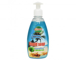 Sapun lichid, 500ml cu dispenser manual, Ocean Breeze, extract Aloe Vera, PH - control, Cloret