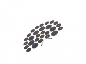 Set 30 discuri taiat metal, mini freza, oberfreza, 24mm, 32mm, 30000 rpm, Parkside
