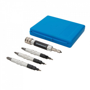 Set prelungitor bit, capete reversibile, bit, burghiu, 6, 8, 10, Silverline