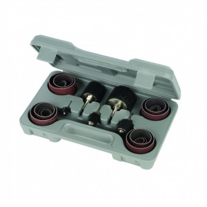 Set tamburi slefuit , 5 dimensiuni , 20 mansoane , trusa , Silverline Drum Sanding Kit 25pce