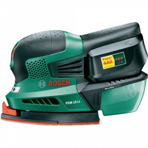 Şlefuitor multifuncţional cu acumulator Bosch PSM18Li (slefuitor si acumulator)