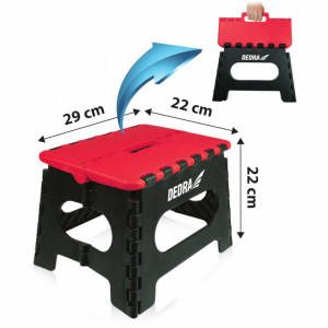 Taburet pliabil cu sarcina maxima de 130 kg Dedra N108