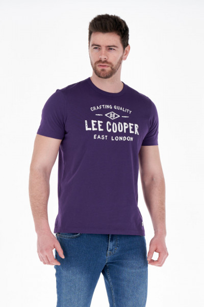 Lee Cooper - Férfi pamut póló logóval