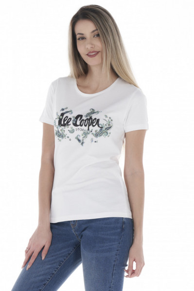 Lee Cooper - Nyomtatott mintával és logóval ellátott női póló