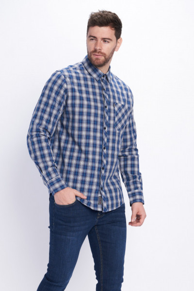 Lee Cooper - Férfi Ingek Hosszú Ujjú