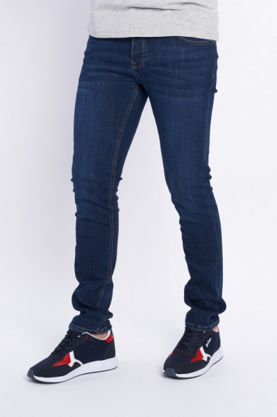 Lee Cooper - Blugi barbat slim fit cu cusaturi contrastante