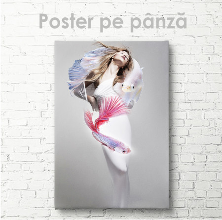 Poster, Fata-pește