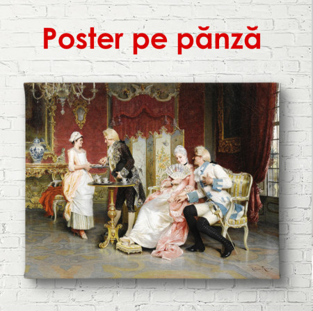 Poster, Întâlnirea la ceai în palat
