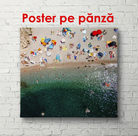 Poster, Vedere spre plajă de sus