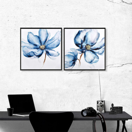Poster, Floare albastră