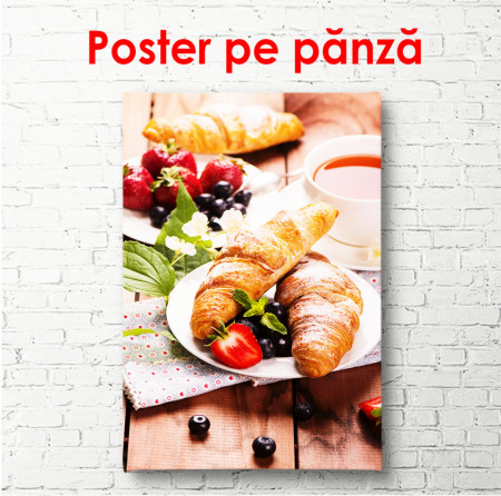 Poster, Mic dejun francez adevărat