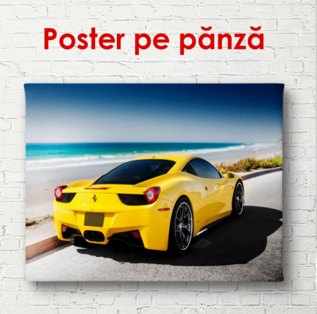 Poster, Ferrari Galben