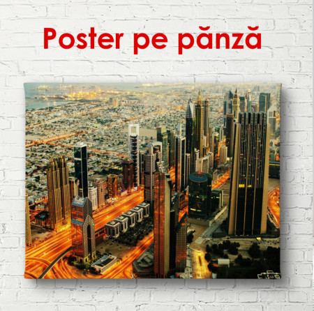 Poster, Vedere de sus a zgârie-nori