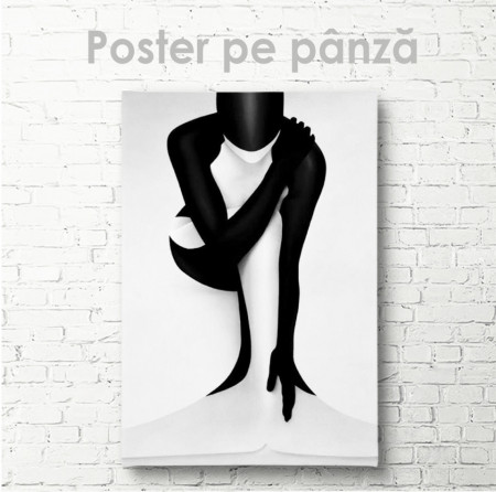 Poster, Minimalism alb-negru-modern