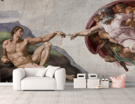 Fototapet, Michelangelo și Capela Sixtină