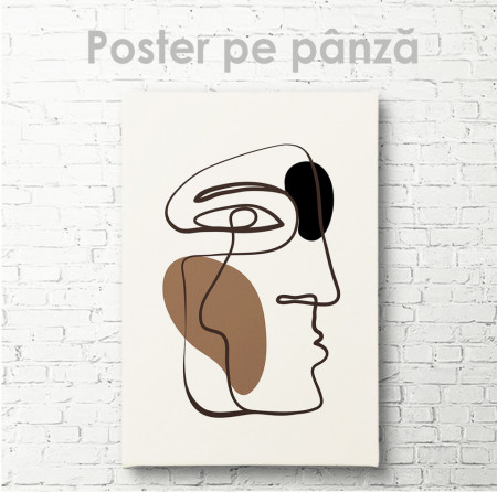 Poster, Conturul feței 1