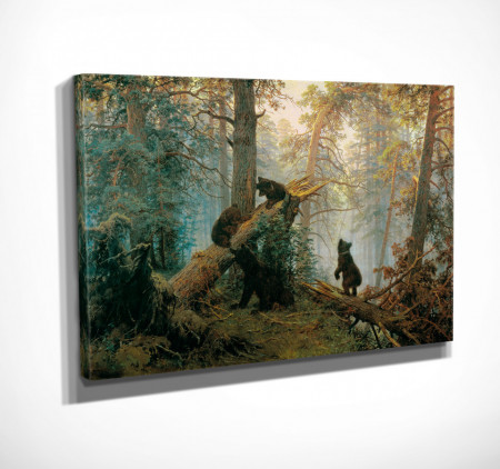 Poster, Urși în pădure