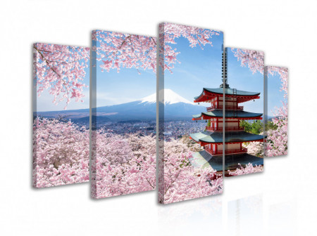 Tablou modular, Peisaj tradițional japonez